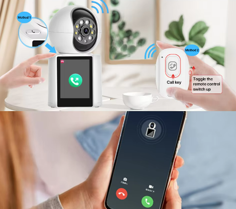 Cámara de Seguridad Inteligente 360° Videollamadas
