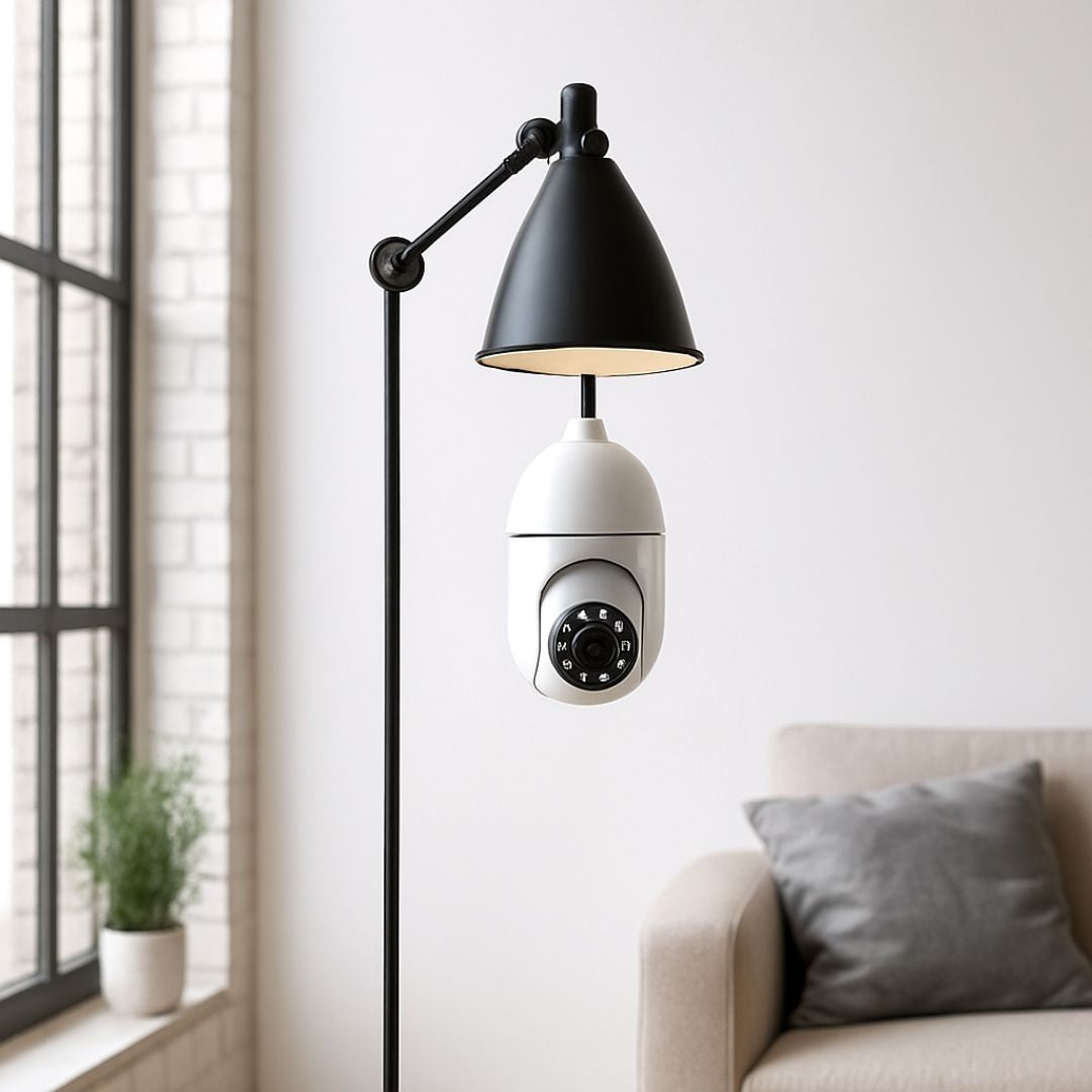 Cámara de seguridad WiFi 360° Tipo Ampolleta