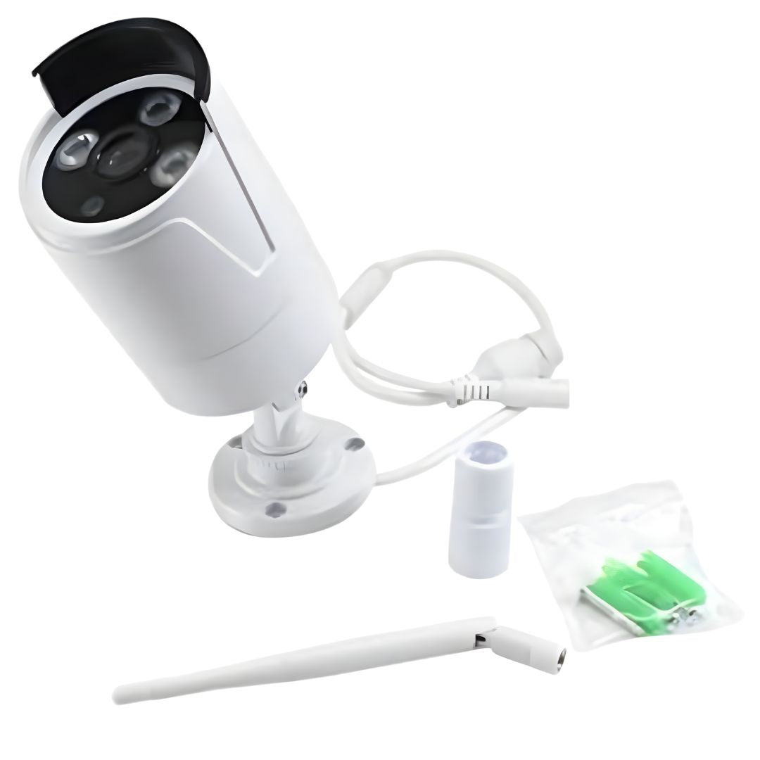 Kit Seguridad Pro WiFi: 4 Cámaras 3MP + NVR con Disco Duro 1TB (Sistema 100% Inalámbrico)