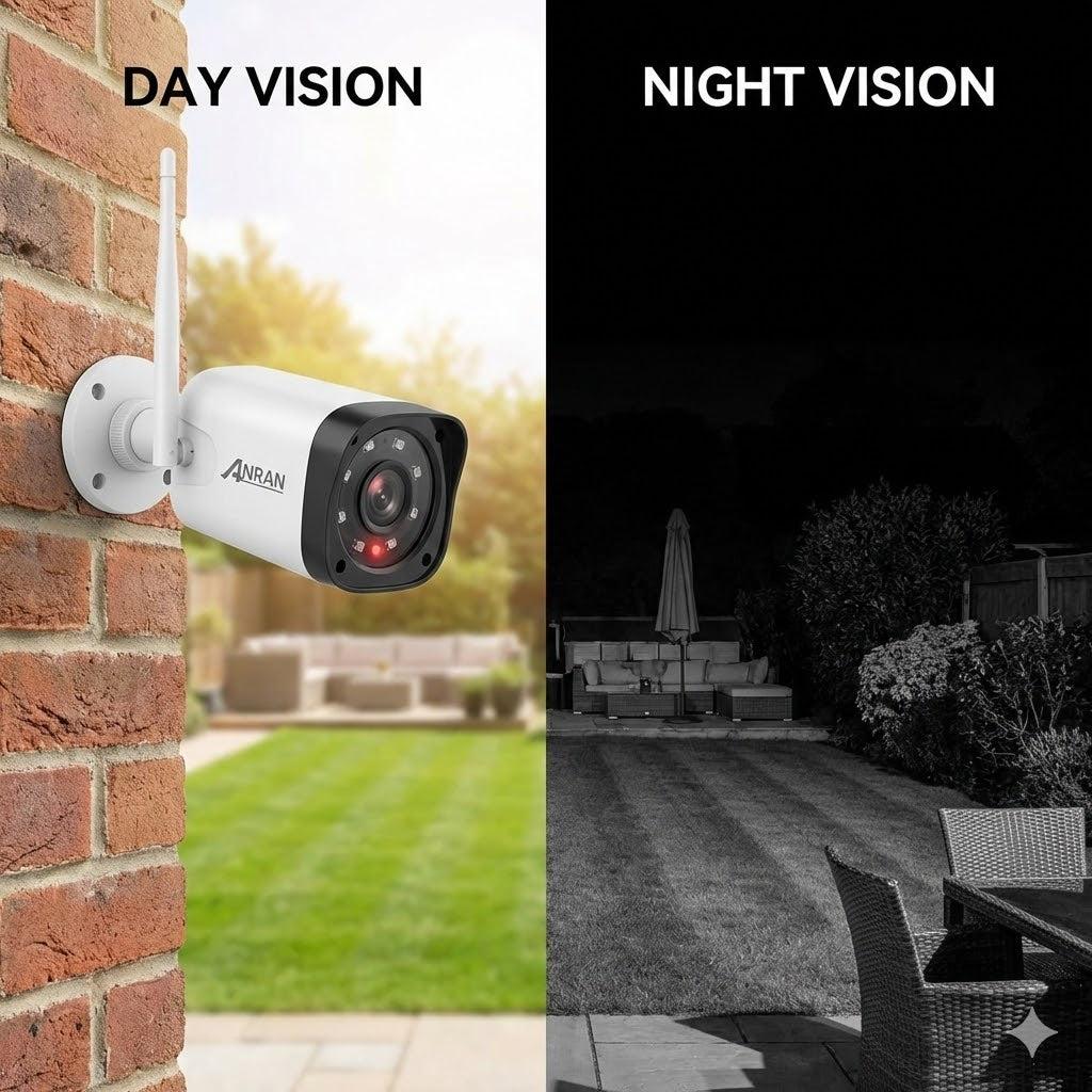 Kit Seguridad Pro WiFi: 4 Cámaras 3MP + NVR con Disco Duro 1TB (Sistema 100% Inalámbrico)