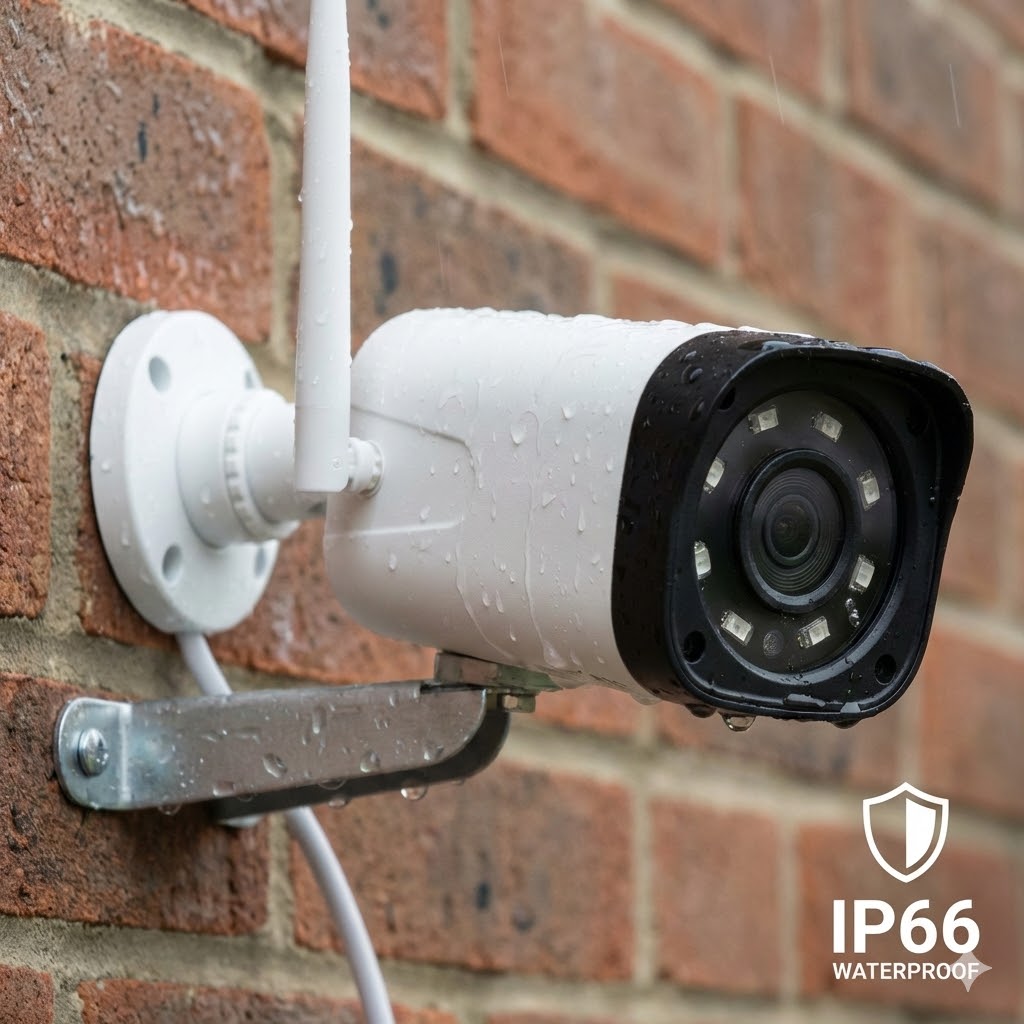 Kit Seguridad Pro WiFi: 4 Cámaras 3MP + NVR con Disco Duro 1TB (Sistema 100% Inalámbrico)